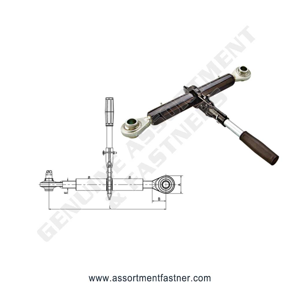 TOP LINK ASSEMBLY WITH RATCHET JACK ATTACHMI Suppliers Distributors in Ontario Canada USA Agriculture Equipment Spare Parts Supply Chain