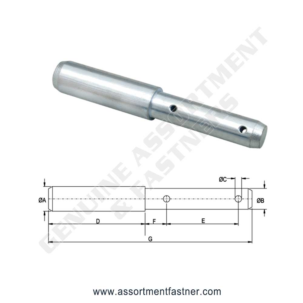 DOUBLE MOUNTING PIN ( TYPE-D) Suppliers Distributors in Ontario Canada USA Agriculture Equipment Spare Parts Supply Chain