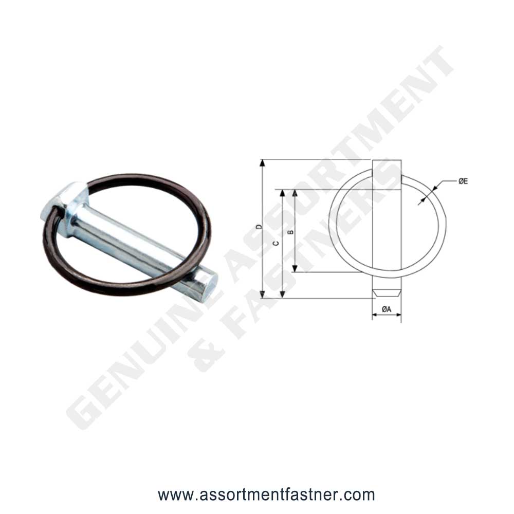 LINCH PIN BLACK RING HEAVY DUTY Suppliers Distributors in Ontario Canada USA Agriculture Equipment Spare Parts Supply Chain