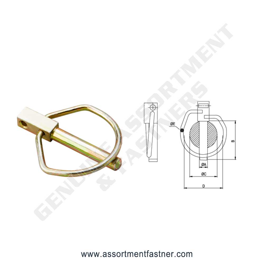 LINCH PIN DIN 11023 Suppliers Distributors in Ontario Canada USA Agriculture Equipment Spare Parts Supply Chain