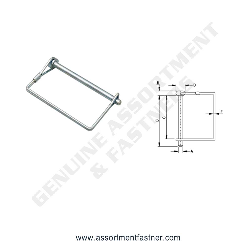 SHAFT LOCKING PIN or PTO PIN (SQUARE) Suppliers Distributors in Ontario Canada USA Agriculture Equipment Spare Parts Supply Chain