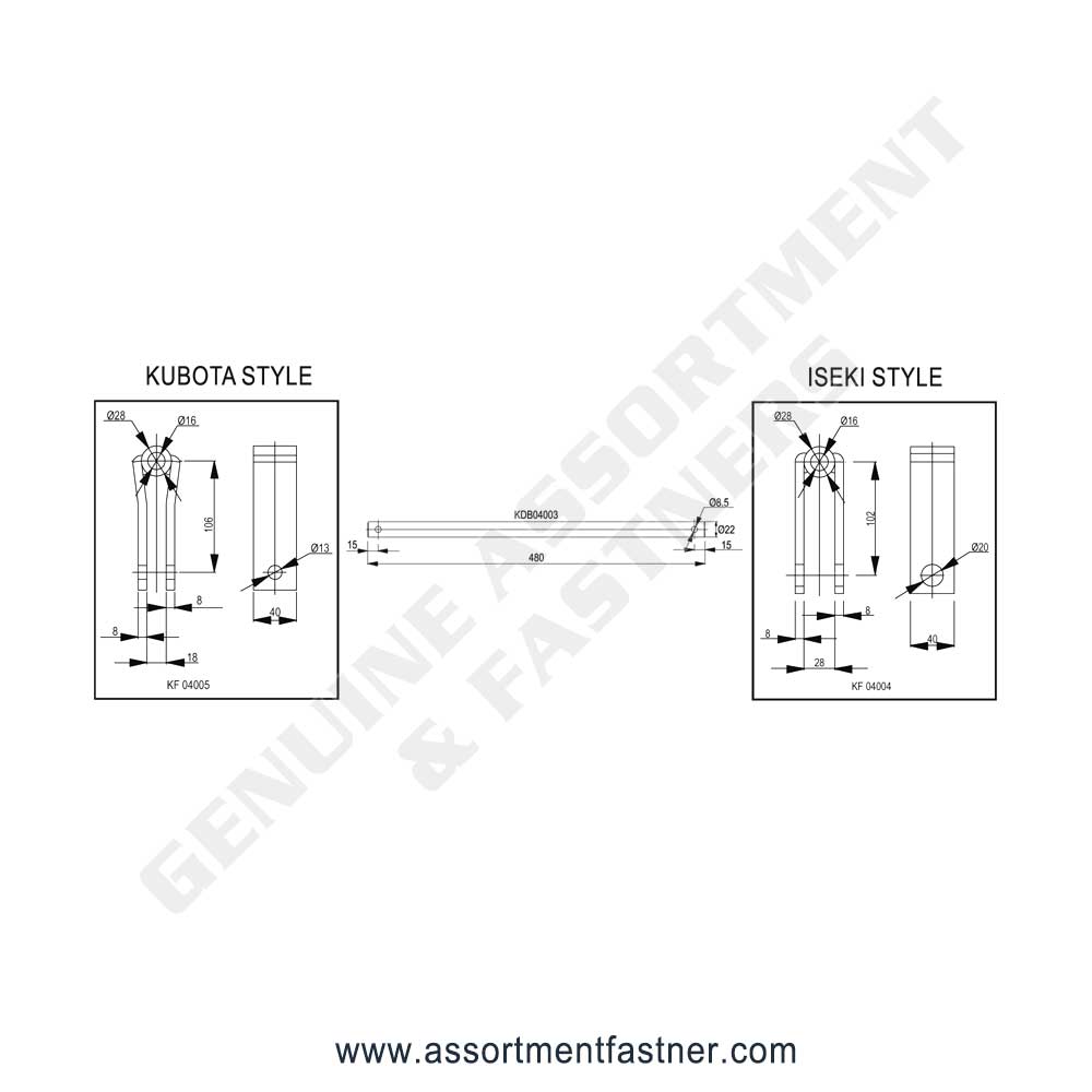 KUBOTA STYLE or ISEKI STYLE Suppliers Distributors in Ontario Canada USA Agriculture Equipment Spare Parts Supply Chain