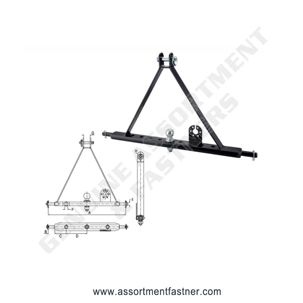 FRAME ASSEMBLY or SMART DRAWBAR WITH ELE. CONN. Suppliers Distributors in Ontario Canada USA Agriculture Equipment Spare Parts Supply Chain