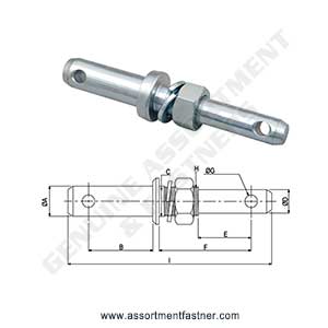 DOUBLE MOUNTING PIN or IMPLEMENT PIN Suppliers Distributors in Ontario Canada USA Agriculture Equipment Spare Parts Supply Chain