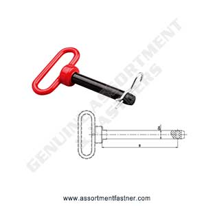 RED HANDLE HITCH PIN (GRADE 5) Suppliers Distributors in Ontario Canada USA Agriculture Equipment Spare Parts Supply Chain