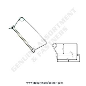 SAFETY LOCK HITCH PIN (STANDARD DUTY) Suppliers Distributors in Ontario Canada USA Agriculture Equipment Spare Parts Supply Chain