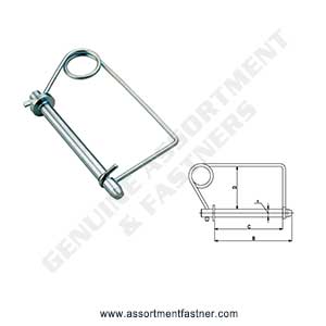 SAFETY LOCK HITCH PIN (HEAVY DUTY) Suppliers Distributors in Ontario Canada USA Agriculture Equipment Spare Parts Supply Chain