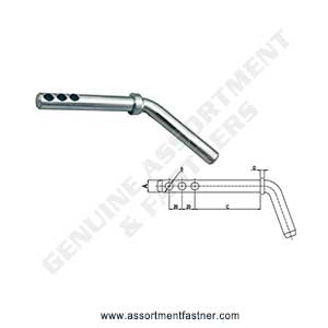BENT HITCHPIN WITH COLLAR (HOLES) Suppliers Distributors in Ontario Canada USA Agriculture Equipment Spare Parts Supply Chain