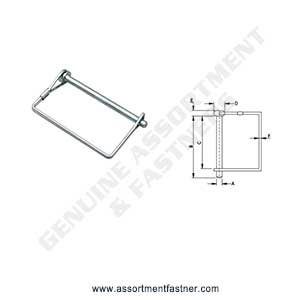 SHAFT LOCKING PIN or PTO PIN (SQUARE) Suppliers Distributors in Ontario Canada USA Agriculture Equipment Spare Parts Supply Chain