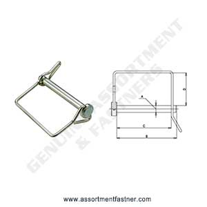 TAB LOCK PIN SINGLE WIRE (ROUND OR SQUARE) Suppliers Distributors in Ontario Canada USA Agriculture Equipment Spare Parts Supply Chain